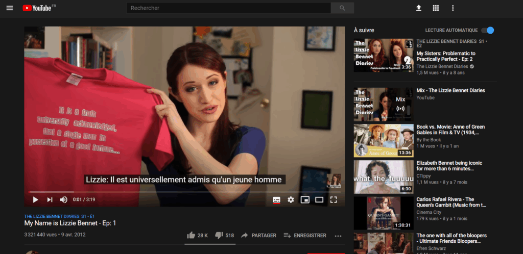 YouTube en anglais pour progresser en anglais